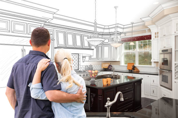 Professional Cabinet Refacing technician working in Henriette, MN